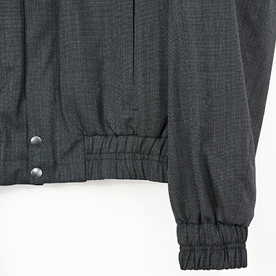 MATSUFUJI [ Wool Stand Collar Jacket ] BLACK