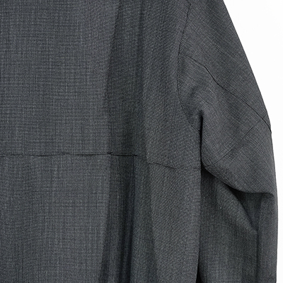 MATSUFUJI [ Wool Stand Collar Jacket ] BLACK