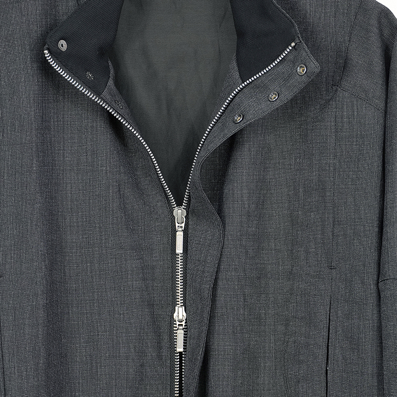 MATSUFUJI [ Wool Stand Collar Jacket ] BLACK