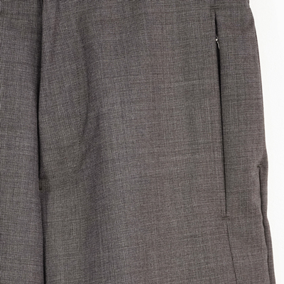 MATSUFUJI [ Wool Double Pocket Wide Trousers ] BROWN