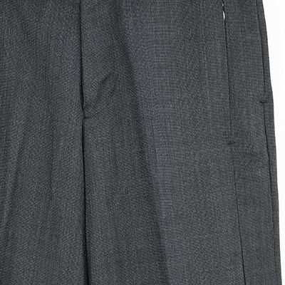 MATSUFUJI [ Wool Double Pocket Wide Trousers ] BLACK