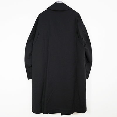 MATSUFUJI [ Cotton Soutien Collar Work Coat ] BLACK