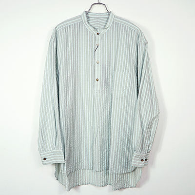 URU [ STAND COLLAR SHIRTS ] GRAY