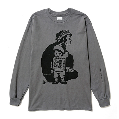 Sasquatchfabrix. [ “横田大集会” L/S T-SHIRT ] CHARCOAL