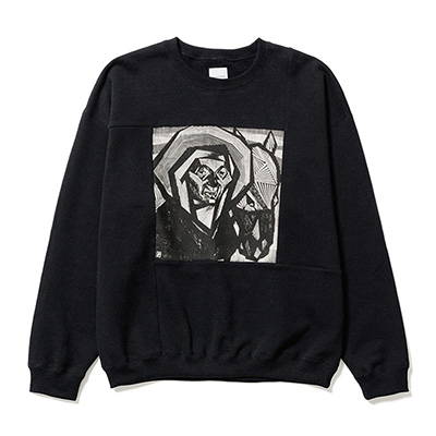 Sasquatchfabrix. [ “馬” SWEATSHIRT ] BLACK