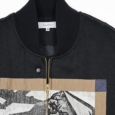Sasquatchfabrix. [ “横田基地” FLIGHT JACKET ] BLACK