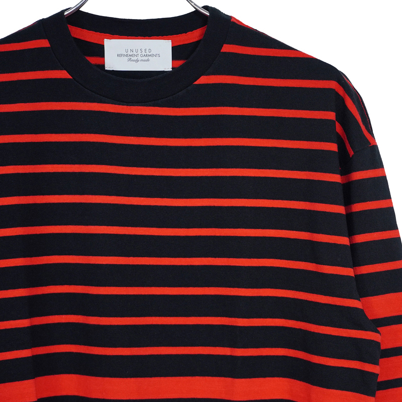 UNUSED [ US2039 (panel border long sleeve t-shirt) ] | ロイド