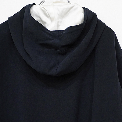 URU [ HARD TWIST COTTON SHORT MODS COAT ] D.NAVY