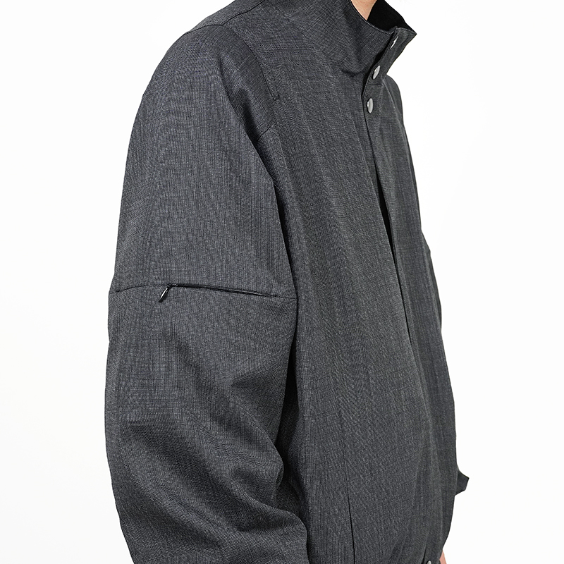 MATSUFUJI [ Wool Stand Collar Jacket ] BLACK | ロイド・エフ 