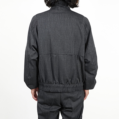 MATSUFUJI [ Wool Stand Collar Jacket ] BLACK