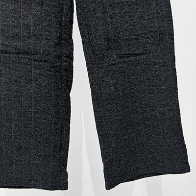 MATSUFUJI [ Striped Quilt Jacquard Trousers ] CCL×GRN