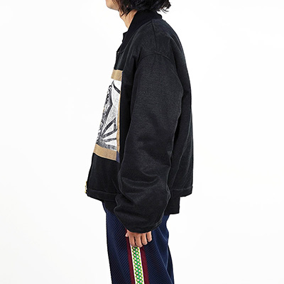 Sasquatchfabrix. [ “横田基地” FLIGHT JACKET ] BLACK