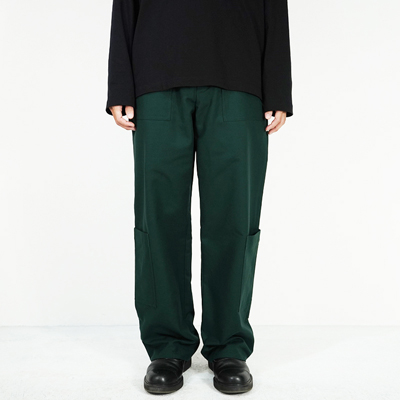 MATSUFUJI [ Cotton Work Trousers ] GREEN