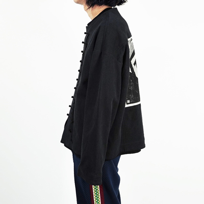 Sasquatchfabrix. [ “馬” CHINA JACKET ] BLACK