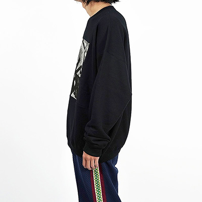 Sasquatchfabrix. [ “馬” SWEATSHIRT ] BLACK