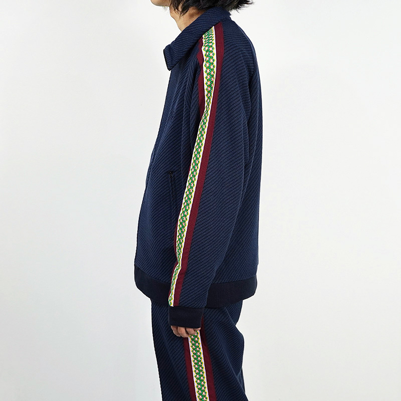 Sasquatchfabrix. [ CLASSIC LACE TRACK JACKET ] NAVY | ロイド・エフ  