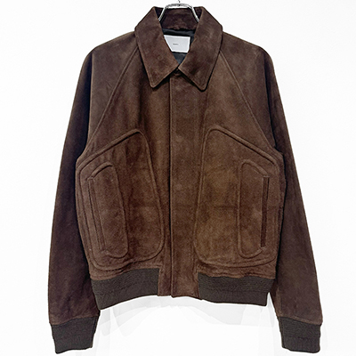 SUGARHILL [ SUEDE PIPING LEATHER BLOUSON ] BROWN