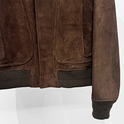 SUGARHILL [ SUEDE PIPING LEATHER BLOUSON ] BROWN