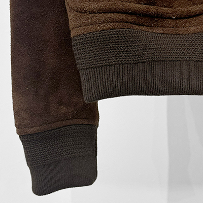 SUGARHILL [ SUEDE PIPING LEATHER BLOUSON ] BROWN