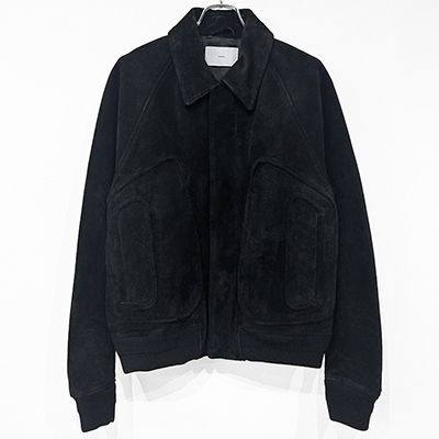 SUGARHILL [ SUEDE PIPING LEATHER BLOUSON ] BLACK