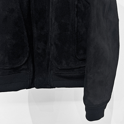 SUGARHILL [ SUEDE PIPING LEATHER BLOUSON ] BLACK