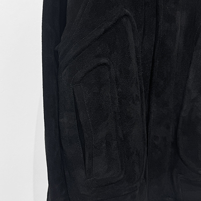 SUGARHILL [ SUEDE PIPING LEATHER BLOUSON ] BLACK