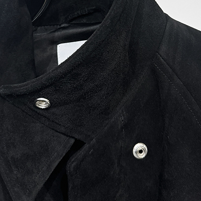 SUGARHILL [ SUEDE PIPING LEATHER BLOUSON ] BLACK