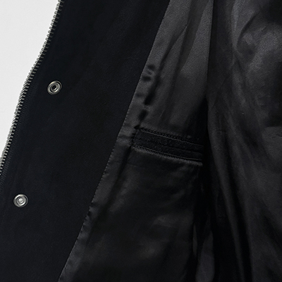 SUGARHILL [ SUEDE PIPING LEATHER BLOUSON ] BLACK