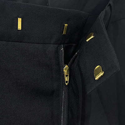 UNUSED [ UW1140 (Wool wide slacks) ] BLACK