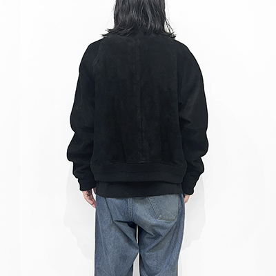 SUGARHILL [ SUEDE PIPING LEATHER BLOUSON ] BLACK