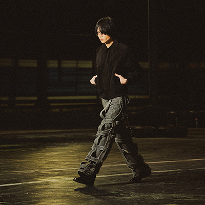SUGARHILL [ SUEDE PIPING LEATHER BLOUSON ] BLACK
