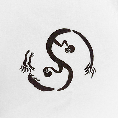 Sasquatchfabrix. [ YURYUKEN L/S T-SHIRT ] WHITE