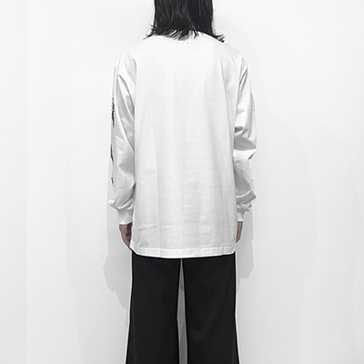 Sasquatchfabrix. [ YURYUKEN L/S T-SHIRT ] WHITE
