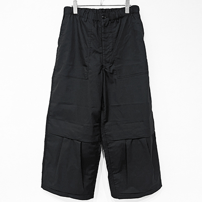 Sasquatchfabrix. [ KNEE CARGO PANTS ] BLACK
