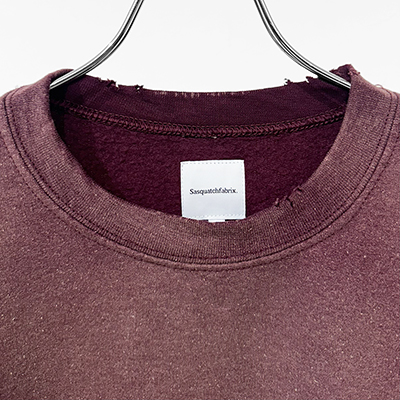 Sasquatchfabrix. [ “EASTEND DRAGON FONT” DESTROY SWEATSHIRT ] MAROON