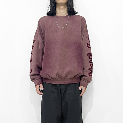 Sasquatchfabrix. [ “EASTEND DRAGON FONT” DESTROY SWEATSHIRT ] MAROON