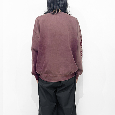 Sasquatchfabrix. [ “EASTEND DRAGON FONT” DESTROY SWEATSHIRT ] MAROON