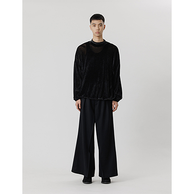 Sasquatchfabrix. [ “HAKAMA” SLACKS ] BLACK