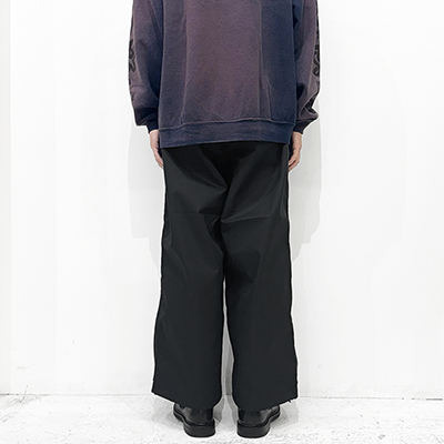 Sasquatchfabrix. [ KNEE CARGO PANTS ] BLACK