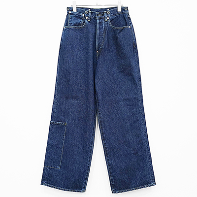 refomed [ RIGHT HANDED DENIM PANTS "SW" ] STONE WASH