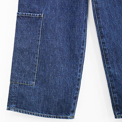 refomed [ RIGHT HANDED DENIM PANTS "SW" ] STONE WASH