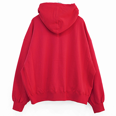 refomed [ "KINCHAKU" ZIPUP HOODIE ] RED