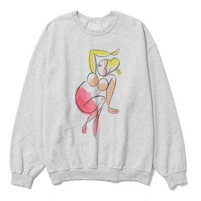 Sasquatchfabrix. [ “PINUP GIRL” SAVAGE SWEATSHIRT ] ASH GRAY