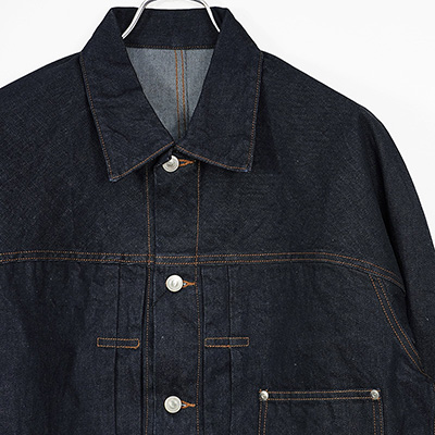 URU [ TRUCKER JACKET TYPE A ] INDIGO