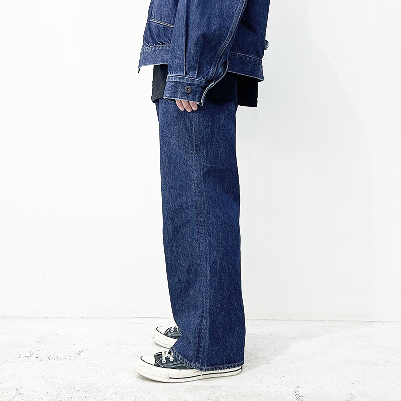 refomed [ RIGHT HANDED DENIM PANTS "SW" ] STONE WASH