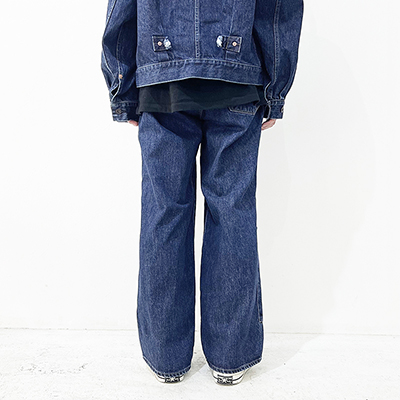 refomed [ RIGHT HANDED DENIM PANTS "SW" ] STONE WASH