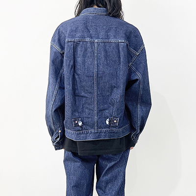 refomed [ OLD MAN DENIM JACKET "SW" ] STONE WASH