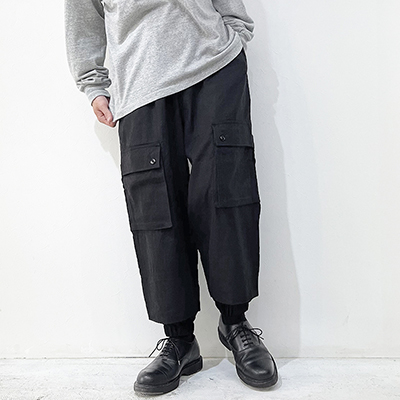 Sasquatchfabrix. [ EASY CARGO PANTS ] BLACK