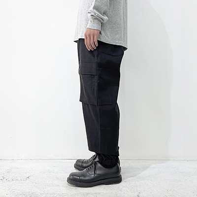 Sasquatchfabrix. [ EASY CARGO PANTS ] BLACK