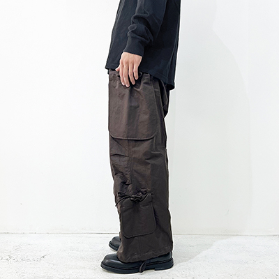 Sasquatchfabrix. [ DRAWSTRING PK CARGO PANTS ] SUMI